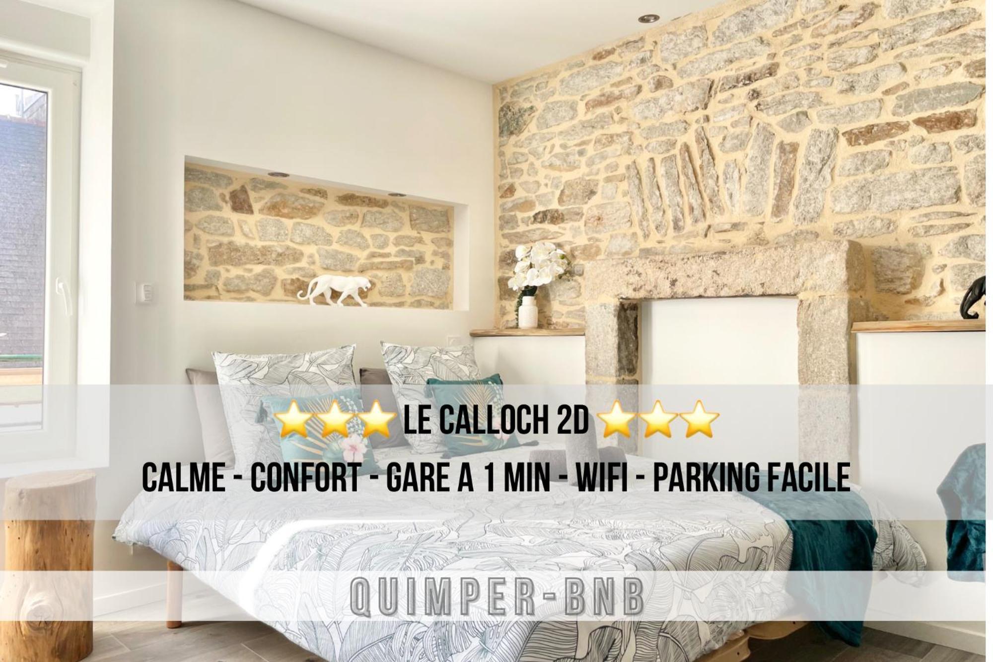 Le Calloch 2D - Studio 4 Etoiles - Quartier Gare - Wifi - Netflix Quimper Exterior foto